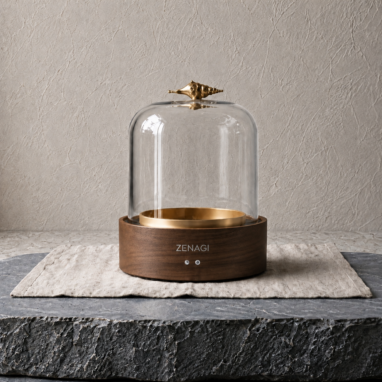I   盤香靜香器 - 胡桃木 Incense Coil Purifier - Walnut Wood
