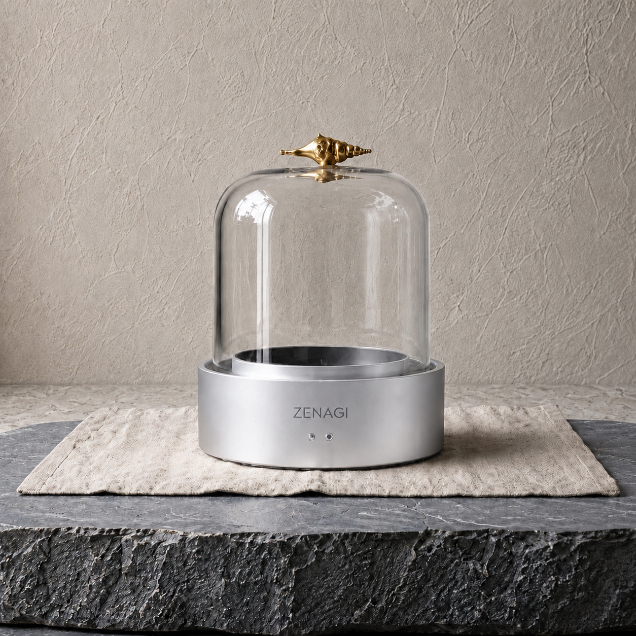 H  盤 香靜香器 - 月光銀 Incense Coil Purifier - Lunar Silver