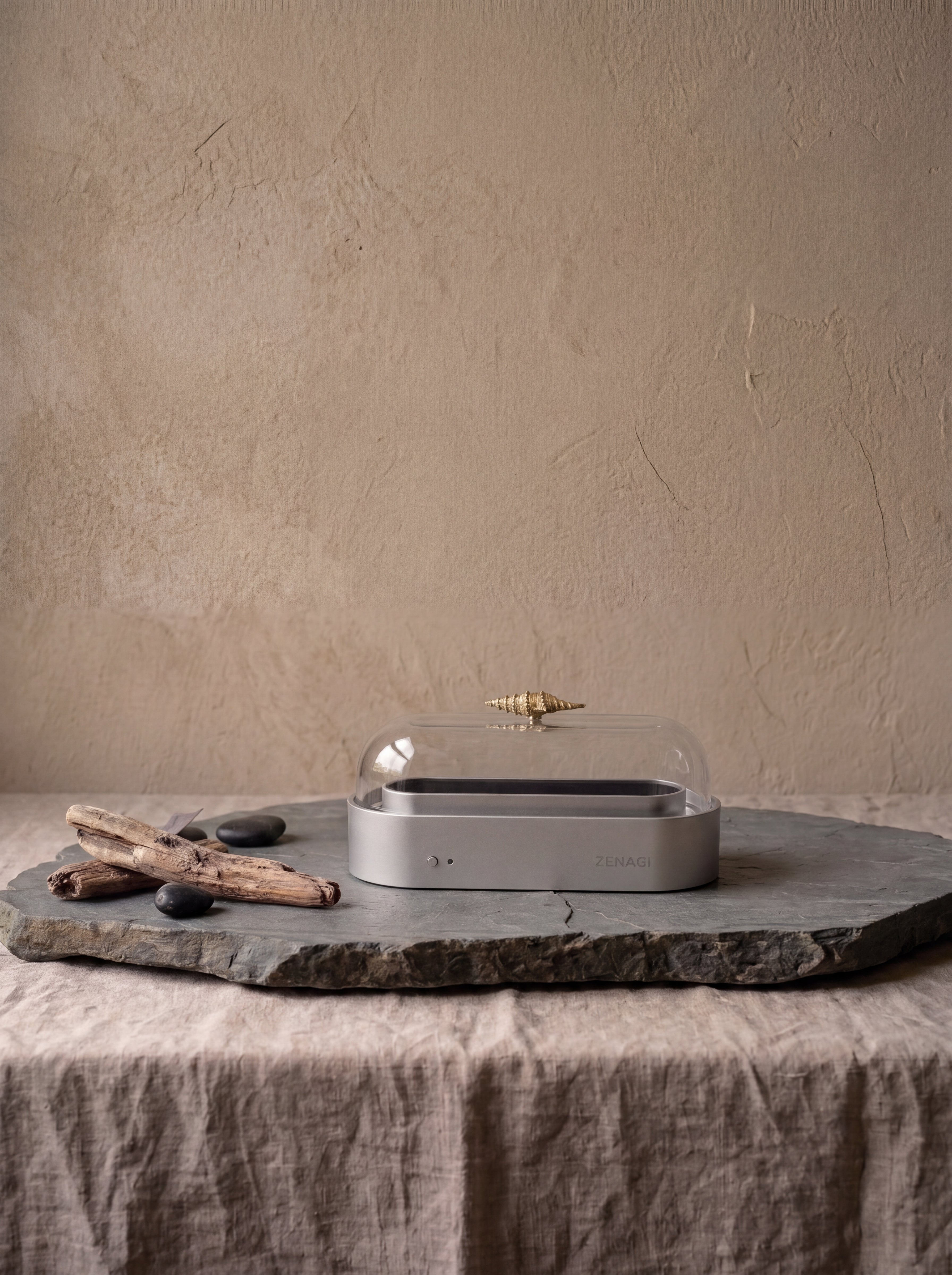 E 臥香靜香器 Standard - 月光銀 Incense Stick Purifier Standard - Lunar Silve